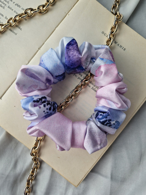 Scrunchie Violet Aquarel M