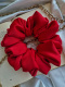 Scrunchie Velvet Red XL