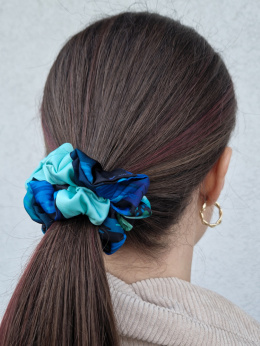 Scrunchie Blue Tea M