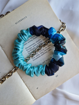 Scrunchie Blue Tea S