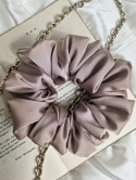 beżowa scrunchie-beżowa gumka do włosów-beżowa duża scrunchie-beżowa ogromna scrunchie-scrunchie beige-scrunchie nude