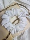 Scrunchie Milky Cream L