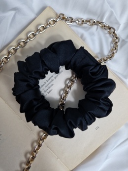 Scrunchie Obsydian Black M