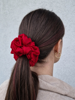 Scrunchie Velvet Red L