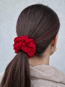 Scrunchie Velvet Red M