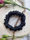 Scrunchie jedwabna Black S