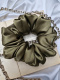 Scrunchie jedwabna Olive XL